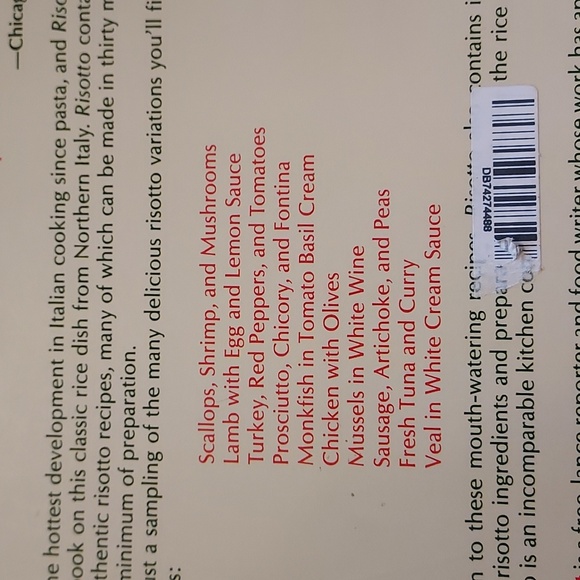 Risotto Cookbook More than 100 Recipes Barrett and Wasserman - Picture 3 of 8